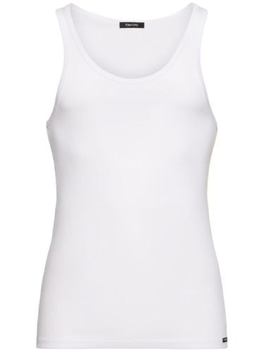 Tank Top De Algodón Y Modal - TOM FORD - Modalova