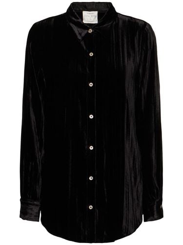 Plissè Velvet Shirt - FORTE_FORTE - Modalova