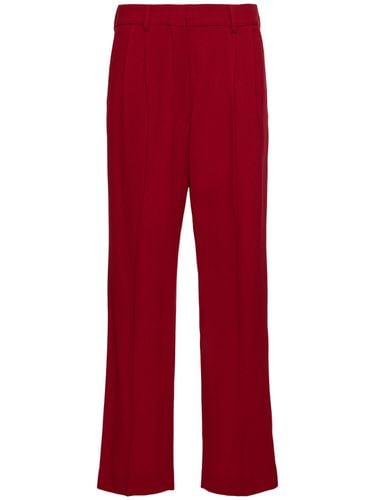 Cool & Easy Fox Wool Straight Pants - BLAZÉ MILANO - Modalova