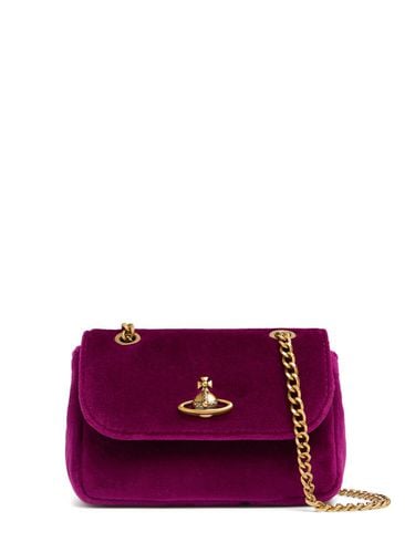 Borsa Piccola Purse In Velluto Con Catena - VIVIENNE WESTWOOD - Modalova