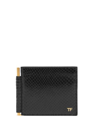 Portafoglio T-line Con Clip Per Banconote - TOM FORD - Modalova