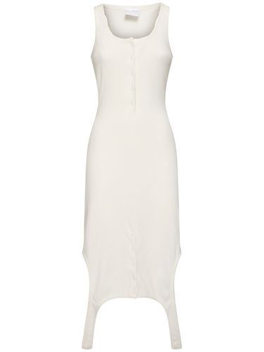 Reversed Rib Knit Long Dress - COURREGES - Modalova