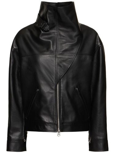 Leather Motorcycle Jacket - COURREGES - Modalova