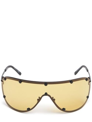 Kyler Pilot Mask Metal Sunglasses - TOM FORD - Modalova