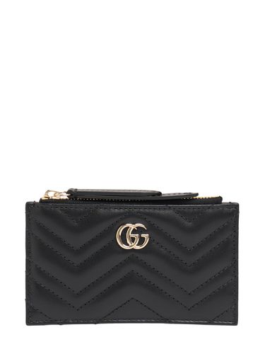 Kleine Handtasche Aus Leder „gg Marmont“ - GUCCI - Modalova