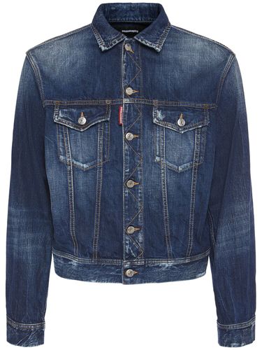 Be Cool Be Nice Wash L.a. Denim Jacket - DSQUARED2 - Modalova