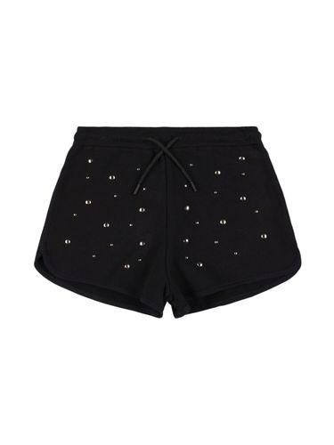 Shorts De Algodón Con Decoraciones - MSGM - Modalova