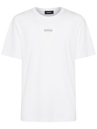 Regular Fit Cotton T-shirt - DSQUARED2 - Modalova