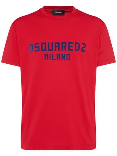 T-shirt Aus Baumwolle Im Cool Fit - DSQUARED2 - Modalova