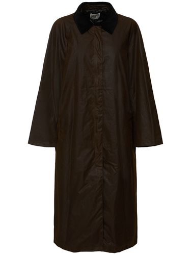 Country Waxed Cotton Long Coat - TOTEME - Modalova