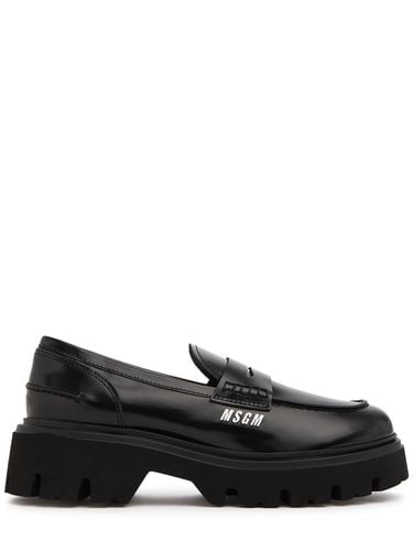 Mm Hohe Loafers Aus Leder - MSGM - Modalova