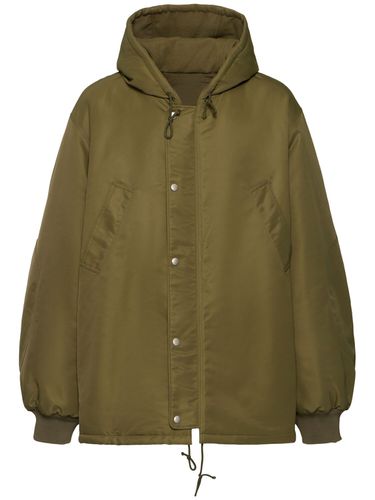 Parka De Sarga De Nylon Con Capucha - HED MAYNER - Modalova