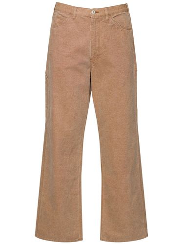 Pantalones De Lona De Algodón Orgánico - AURALEE - Modalova