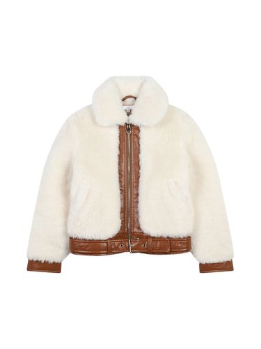 Chaqueta De Shearling Sintético - CHLOÉ - Modalova