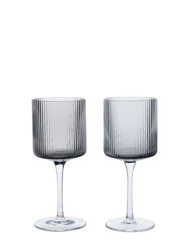 Set Di 2 Bicchieri Da Vino Bianco Ripple - FERM LIVING - Modalova