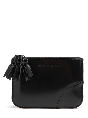 Ledertasche Mit Reißverschluss „medley“ - COMME DES GARÇONS WALLET - Modalova