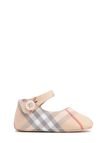 Zapatitos De Bebé De Algodón - BURBERRY - Modalova