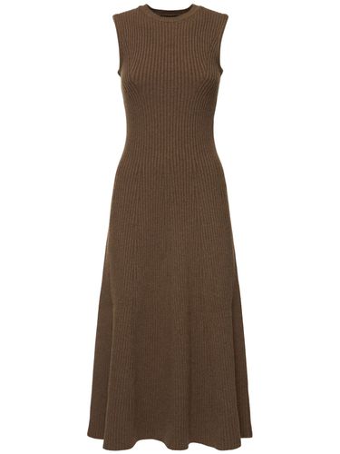 Vestido Midi De Punto Acanalado - RALPH LAUREN COLLECTION - Modalova