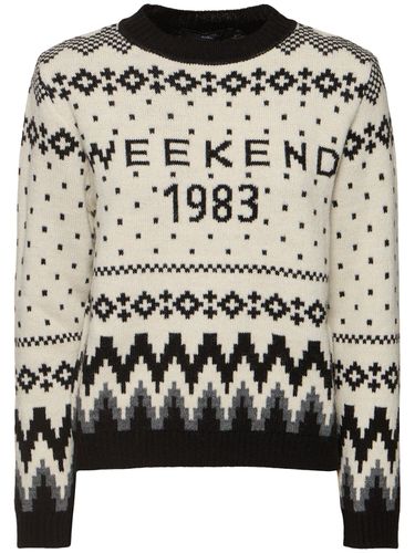 Paride Alpaca Blend Jacquard Sweater - WEEKEND MAX MARA - Modalova