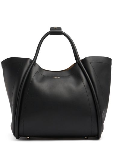 Bolso Tote Mediano Marin De Piel - MAX MARA - Modalova