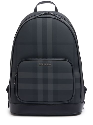 Zaino In E-canvas Check - BURBERRY - Modalova