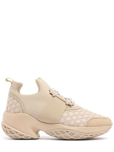 Sneakers Aus Baumwolle Und Mesh „viv Run“ - ROGER VIVIER - Modalova