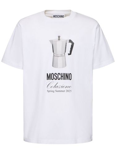 Caffettiera T-shirt - MOSCHINO - Modalova