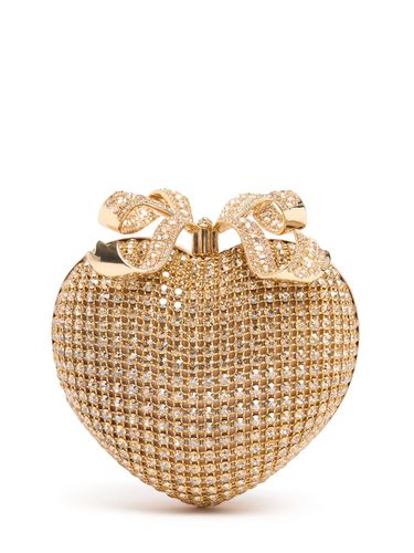 Heart Crystal Clutch - SELF-PORTRAIT - Modalova