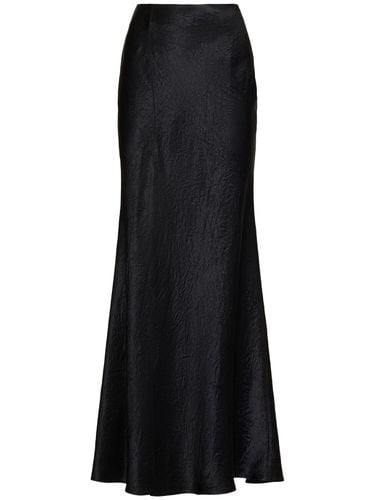 Harlow Crinkled Satin Long Skirt - NANUSHKA - Modalova