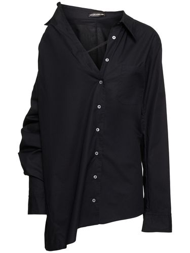 Julia Cotton Poplin Drop Shoulder Shirt - ANN DEMEULEMEESTER - Modalova