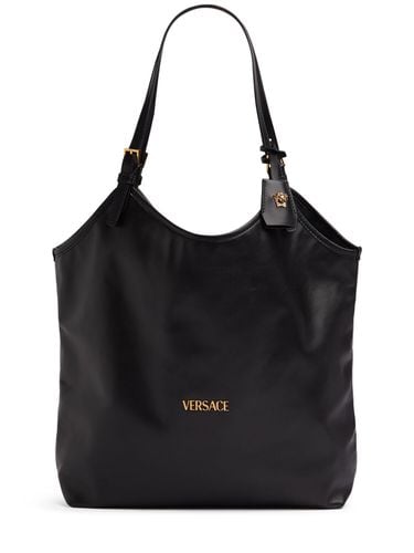 Bolso Versace Tag De Piel - VERSACE - Modalova