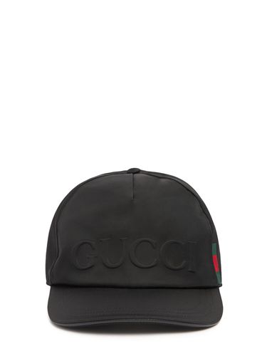 Logo Nylon Baseball Hat - GUCCI - Modalova