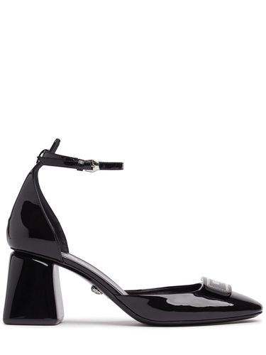 Mm Patent Leather Pumps - VERSACE - Modalova