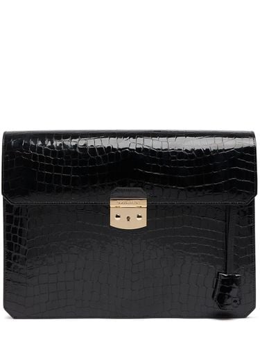 Clutch Mit Krokodilprägung „big City Nights“ - DSQUARED2 - Modalova