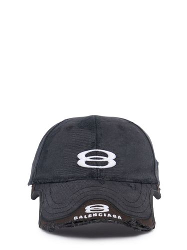 Gorra De Baseball De Algodón - BALENCIAGA - Modalova