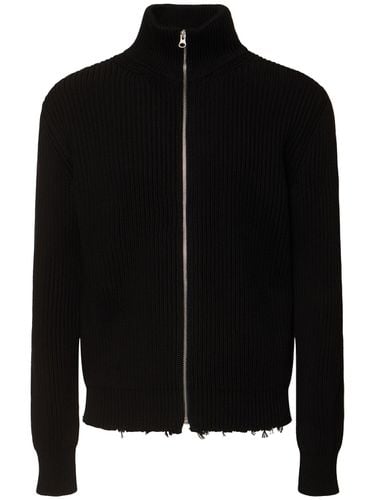 Giacca Camionneur In Maglia Con Zip - MM6 MAISON MARGIELA - Modalova