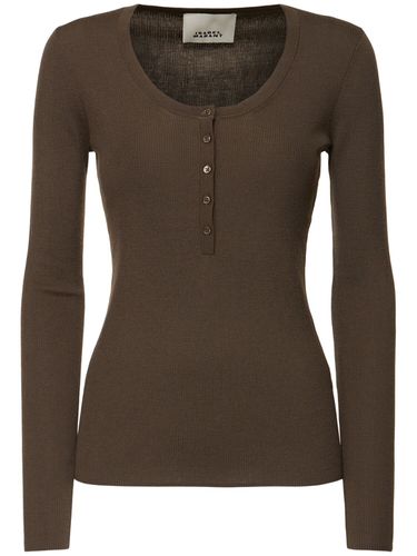 Estine Wool Blend Knit Top - ISABEL MARANT - Modalova