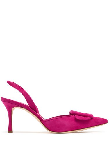 Mm Hohe Slingback-pumps Aus Wildleder „maysli“ - MANOLO BLAHNIK - Modalova