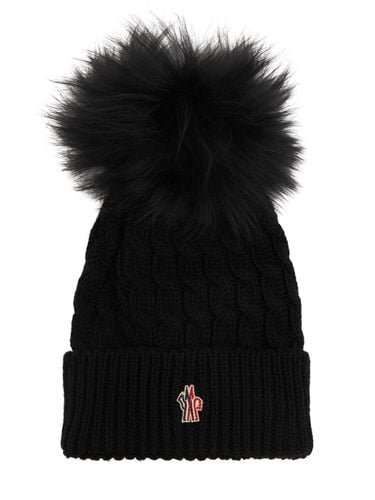 Cappello Beanie In Lana Vergine / Pompom - MONCLER GRENOBLE - Modalova