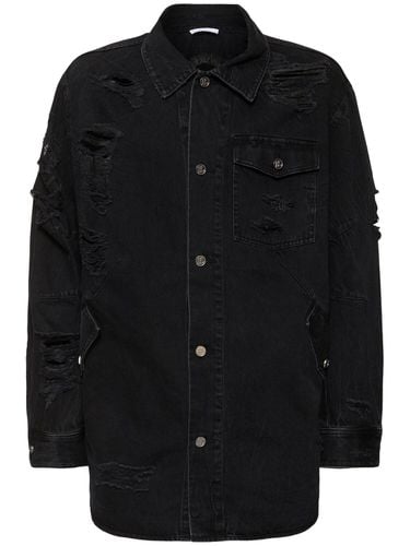 Cotton Denim Shirt - HELMUT LANG - Modalova