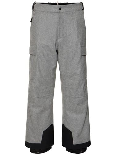 Pantalones De Esquí De Franela De Lana Tech - MONCLER GRENOBLE - Modalova