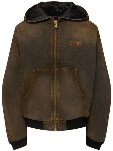 Sportkapuzenjacke Aus Baumwolle - MM6 MAISON MARGIELA - Modalova