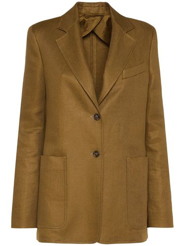 Blazer De Lino - MAX MARA - Modalova