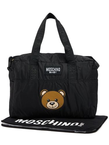 Bolso Cambiador Y Colchoneta De Nylon - MOSCHINO - Modalova