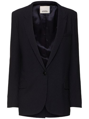 Omelia Pinstriped Crepe Blazer - ISABEL MARANT - Modalova