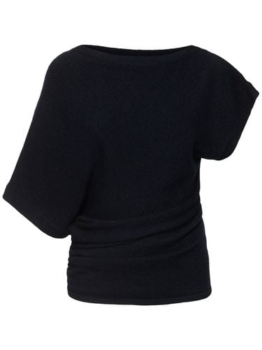 Dalina Draped Cotton Blend Top - SOEUR - Modalova