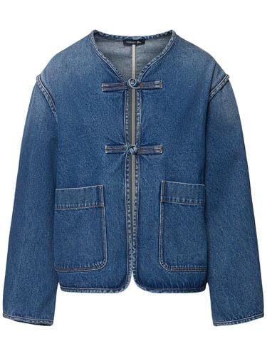 Giacca Agatha In Denim - SOEUR - Modalova