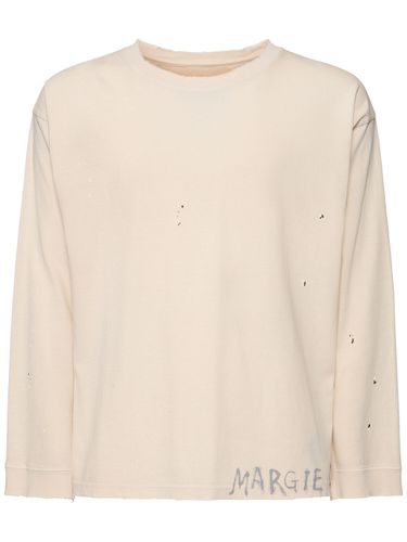 T-shirt In Jersey Di Cotone - MAISON MARGIELA - Modalova