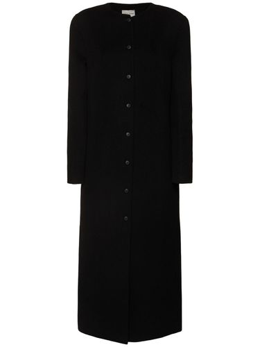 Martil Round Neck Long Coat - LOULOU STUDIO - Modalova