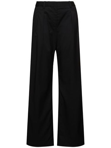 Sbiru Flared Wool Pants - LOULOU STUDIO - Modalova